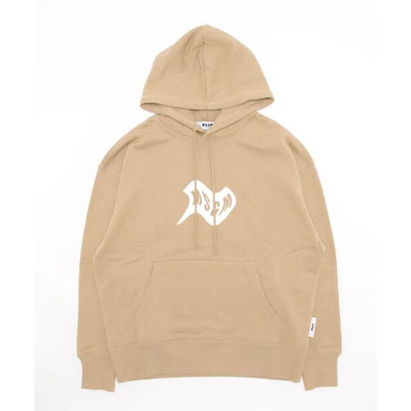 「MSGM」 プルオーバーパーカー X-LARGE ベージュ メンズ