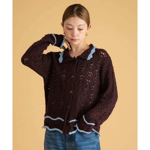 「URBAN RESEARCH Sonny Label」 ニットカーディガン FREE ブラウン レ...