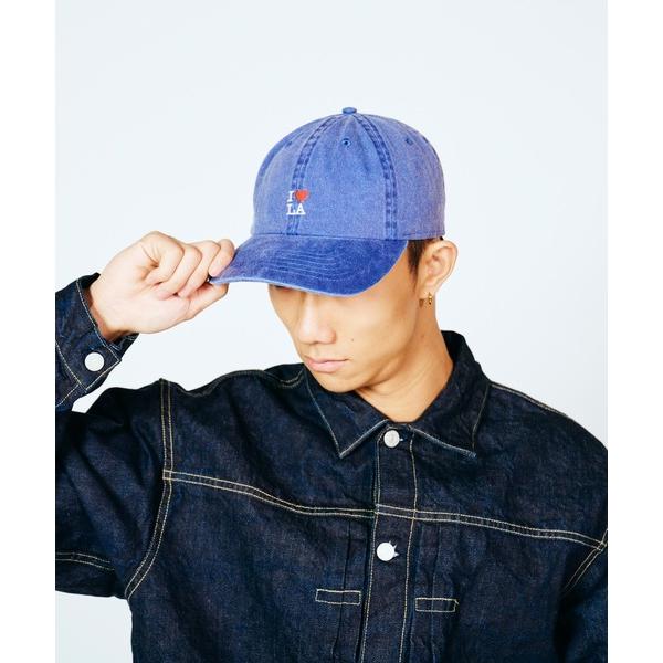 キャップ 帽子 I LOVE LA / アイラブエルエー LOGO PIGMENT CAP 刺しゅう...