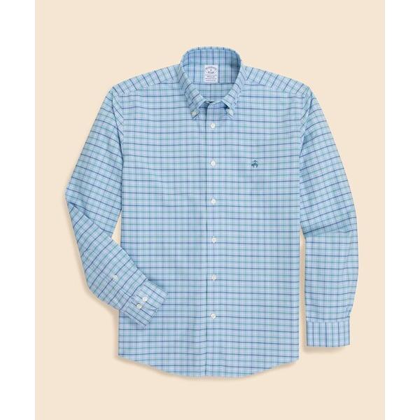 シャツ ストレッチオックスフォード　GFロゴ　シーズナルパターン　カジュアルシャツ　Regular ...