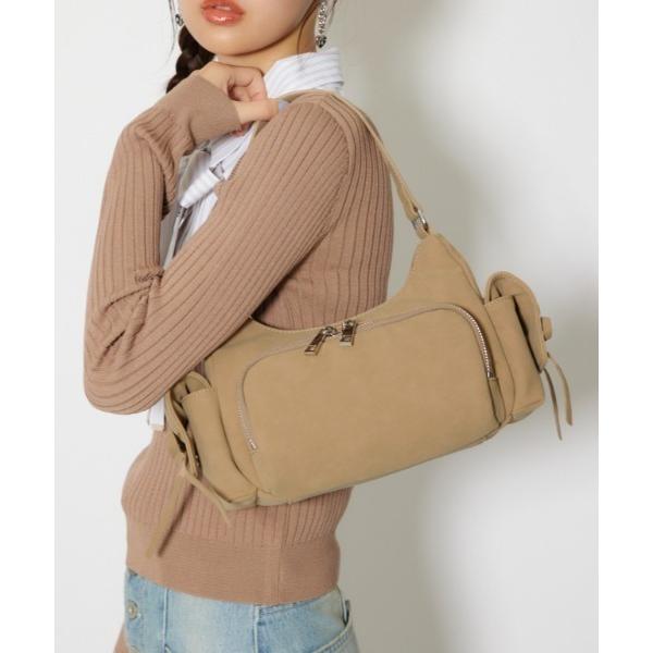 ショルダーバッグ バッグ 3ポケットミニリボンショルダーBAG レディース