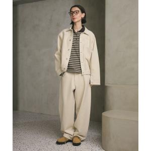 パンツ コットンツイル カーブパンツ ウォッシャブル レディース