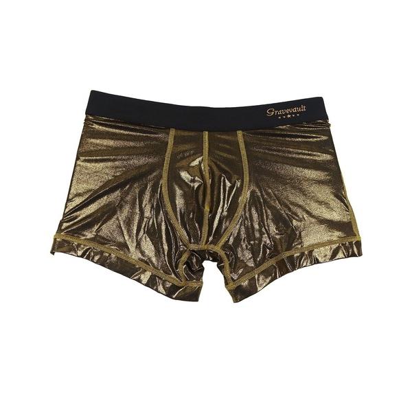 ボクサーパンツ Gravevault グレイブボールト metallic メンズ ショート ボクサー...