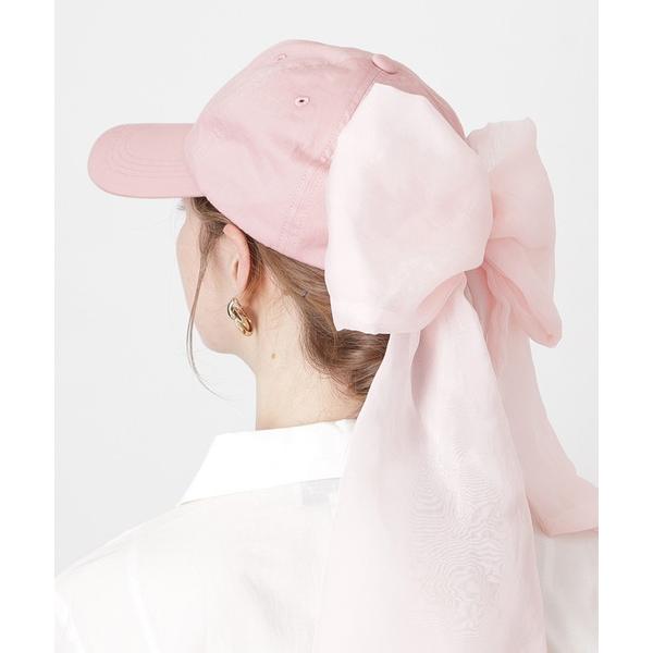 キャップ 帽子 ビッグリボンキャップ レディース