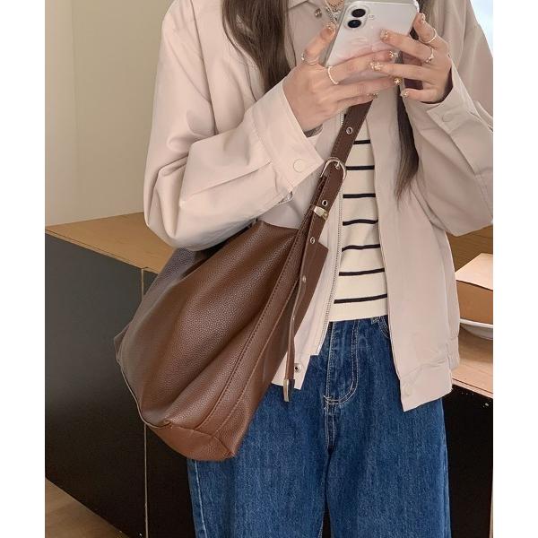 ショルダーバッグ バッグ フェイクレザーショルダーバッグ レディース