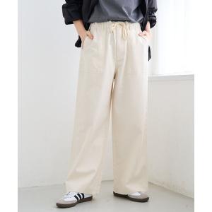 チノパン ドレープコットンイージーベイカーパンツ「インフルエンサー紹介アイテム」 レディース