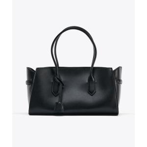 トートバッグ 1D49-KR Linea Tote インナーポーチ付 横長スクエアトートバッグ レディース