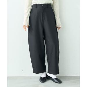 スラックス パンツ 美シルエット カーブパンツ「586128」 レディース