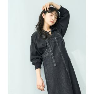 Andemiu（アンデミュウ） ワンピース デニムキャミワンピース494370