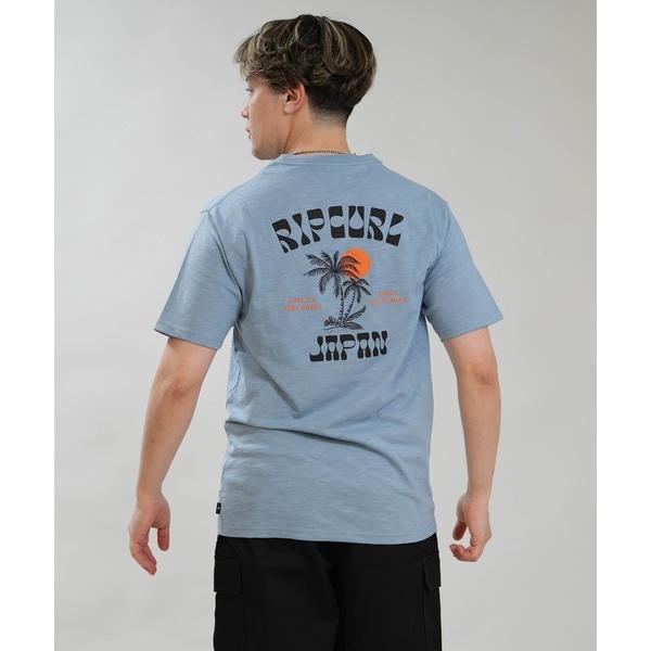 tシャツ RIP CURL/リップカール 半袖 スラブTシャツ メンズ TWO PALMS DEST...