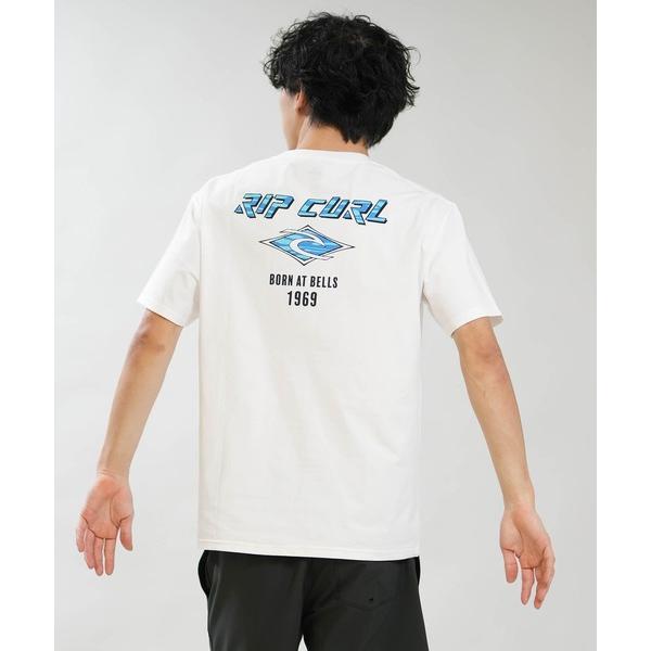 ラッシュガード RIP CURL/リップカール BORN AT BELLS RASH UVケアラッシ...