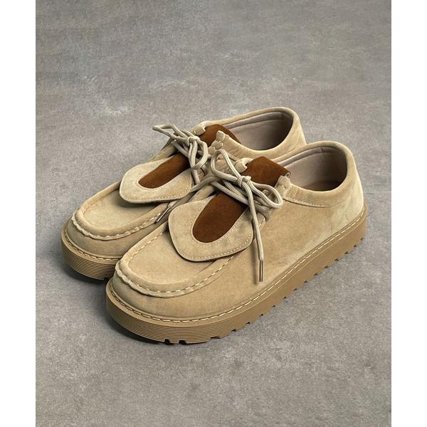 デッキシューズ 1D62-SZ ボリュームクレープソール モカシンシューズ メンズ