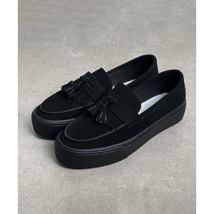 ローファー 1D65-SZ ボリュームソール タッセルローファー 厚底 メンズ