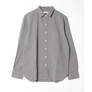シャツ オーガニックドビーサッカーギンガムシャツ メンズ