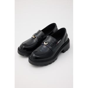 ローファー フーフボリュームソールローファー レディース