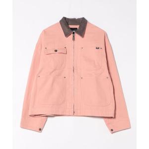 コート ジャケット VANS ヴァンズ DENIM WORK Jacket アウター 126R1090701 ABC-MART限定 PINK メンズ