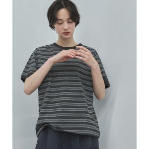 tシャツ マルチボーダーオーバーリンガーTee レディース