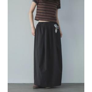 ロング スカート タフタコクーンロングスカート