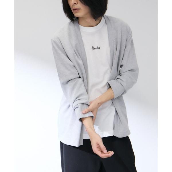 uvカット tシャツ REAL STANDARD カノコ着流しカーディガンアンサンブル メンズ レデ...