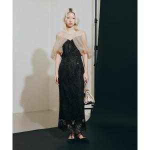 ドレス 「darial」offsholder lace dress / オフショルダーレースドレス