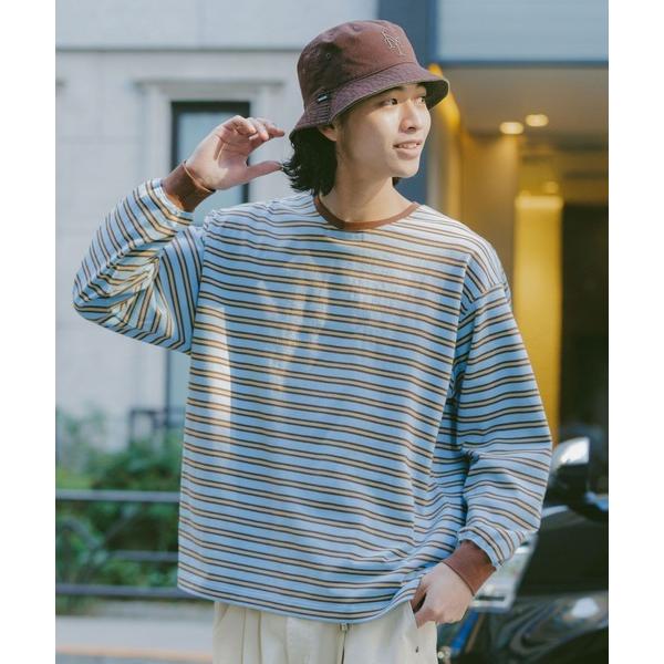 tシャツ Extra Cotton Border Tshirt/天竺コットンボーダーロンT メンズ