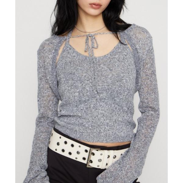 ニット セーター BOLERO 2PIECE ニット レディース