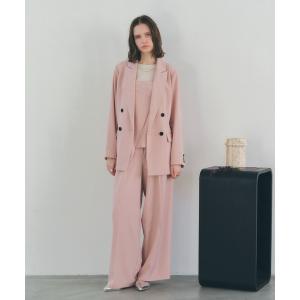 パンツ タックワイドパンツ レディース