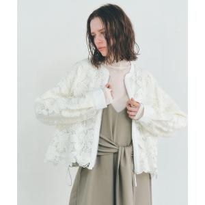 ブルゾン アウター レースブルゾン レディース