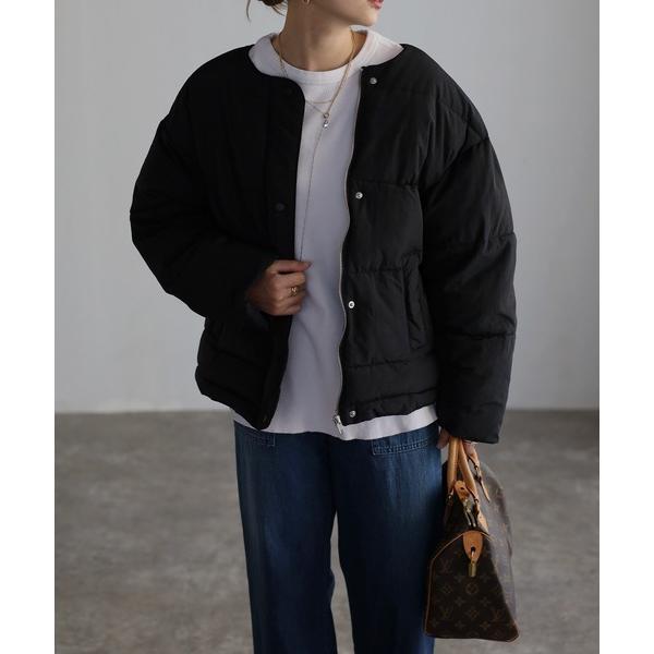 「Bonjour Sagan」 ノーカラージャケット FREE ブラック レディース