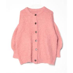 「titivate」 ニットカーディガン S ピンク レディース