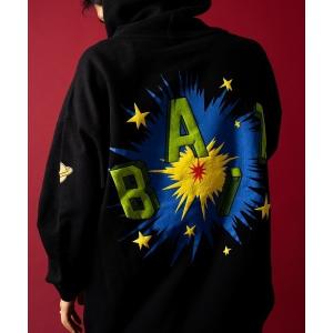 「BAIT」 プルオーバーパーカー - ブラック メンズ