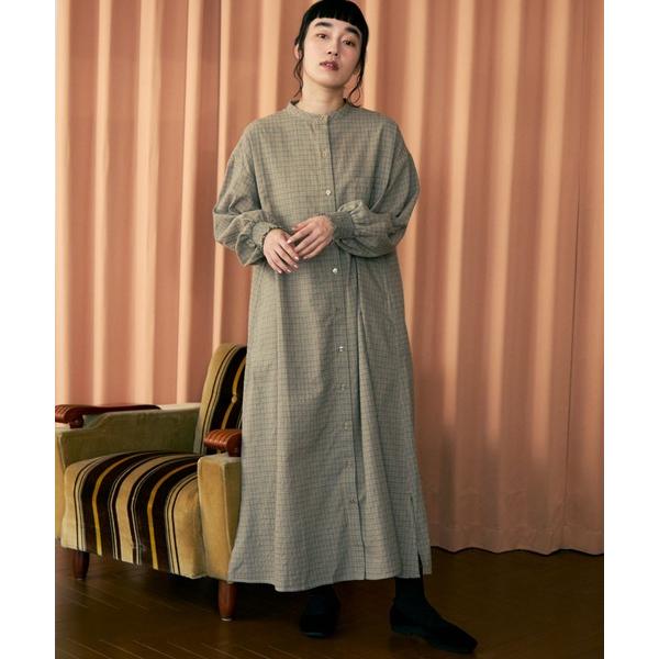 「Crisp」 シャツワンピース FREE ベージュ レディース