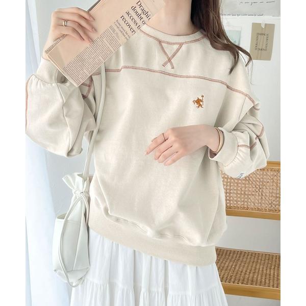 「Java」 スウェットカットソー X-LARGE ベージュ レディース