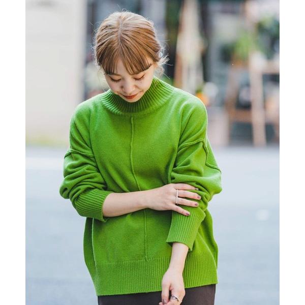 「ITEMS URBANRESEARCH」 長袖ニット FREE グリーン系その他 レディース