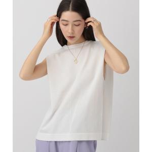 「saloon」 ノースリーブニット FREE オフホワイト レディース