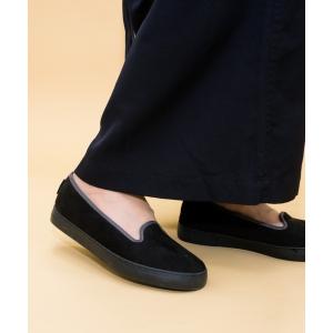 「SLACK FOOTWEAR」 スリッポン 24.5cm ブラック レディース