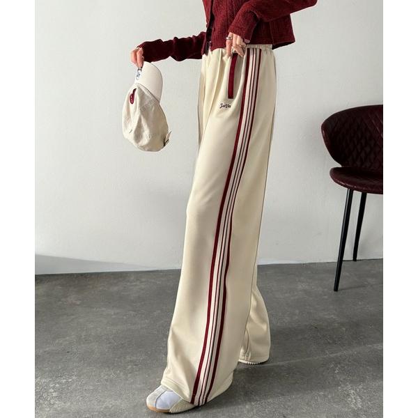 「Java」 ジャージパンツ MEDIUM アイボリー レディース