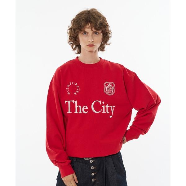 「WISH FOR EVER」 スウェットカットソー MEDIUM レッド メンズ