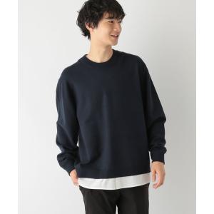「GLOBAL WORK」 長袖ニット SMALL ネイビー メンズ