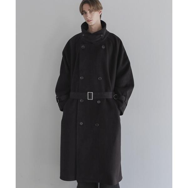「SOCCE」 チェスターコート M ブラック メンズ
