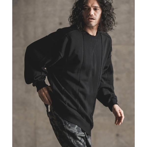 「GLIMCLAP」 スウェットカットソー S ブラック メンズ