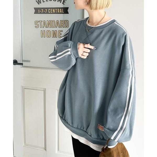 「Java」 スウェットカットソー LARGE ブルー系その他 レディース