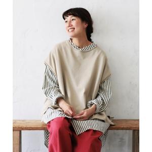 「soulberry」 ノースリーブトップス M グレイッシュベージュ レディース