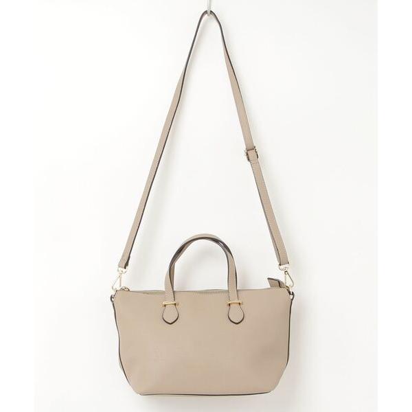 「TOPKAPI」 ワンポイント2WAYバッグ - ベージュ レディース