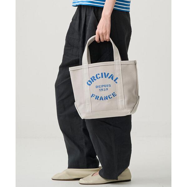 トートバッグ ORCIVAL | プリント キャンバストートバッグ 小 UNISEX レディース メ...