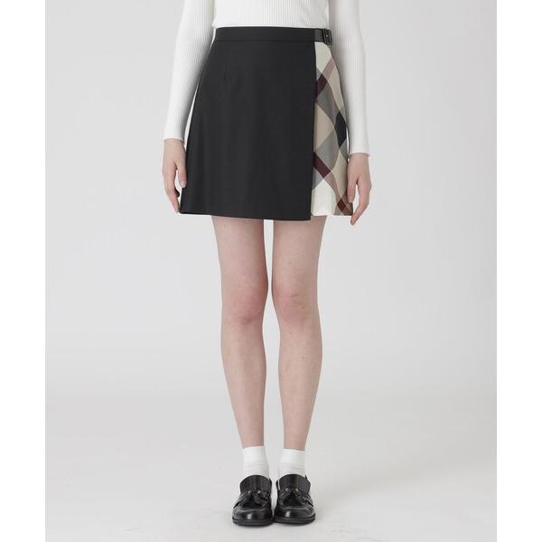 パンツ シャルマンストレッチツイルキュロット レディース