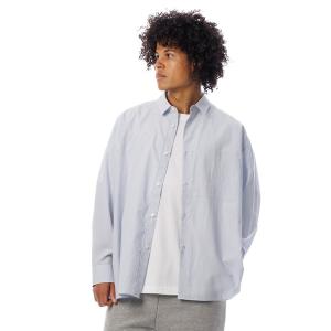 シャツ Gentle Resort Oversized Stripe Shirt / リゾートオーバーサイズストライプシャツ メンズ