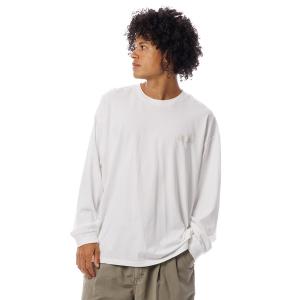 tシャツ American Cotton Holder L-S Tee / アメリカンコットン後染めホルダー付き長袖Tシャツ メンズ