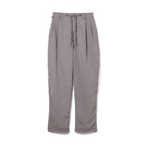 パンツ Nylon 2Tuck Pants - Overdyed / 後染め２タック入りナイロンパンツ メンズ