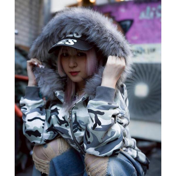パーカー SUPPLIER/サプライヤー/「LHP EXCLUSIVE」FAUX FUR CROPP...